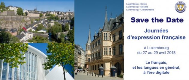 20èmes Journées D’Expression Française À Luxembourg